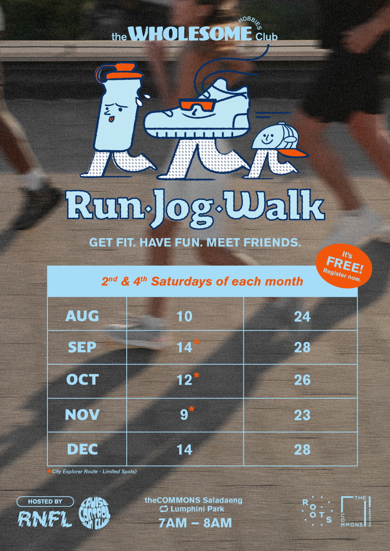 theWHOLESOME Hobbies Club - Run, Jog & Walk Series - Ticketmelon
